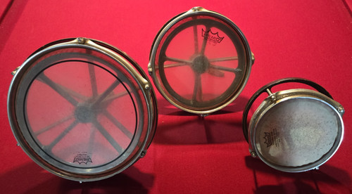 Lotto batteria vintage remo - x3,
